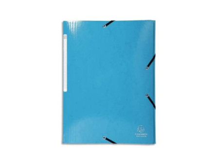 EXACOMPTA Chemise à élastique Iderama, A4, bleu clair