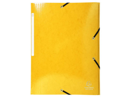 EXACOMPTA Chemise à élastique Iderama, A4, jaune