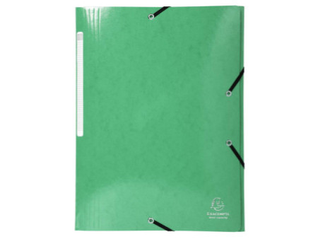 EXACOMPTA Chemise à élastique Iderama, A4, vert foncé