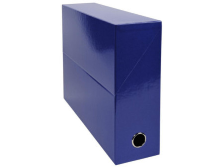 EXACOMPTA Boîte transfert Iderama, 90 mm, bleu foncé