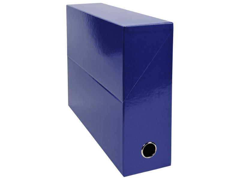EXACOMPTA Boîte transfert Iderama, 90 mm, bleu foncé