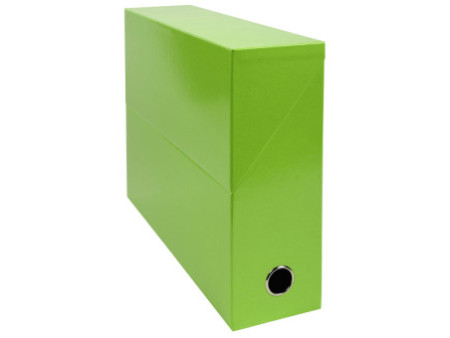 EXACOMPTA Boîte transfert Iderama, 90 mm, vert anis