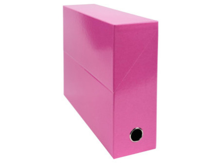 EXACOMPTA Boîte transfert Iderama, 90 mm, rose