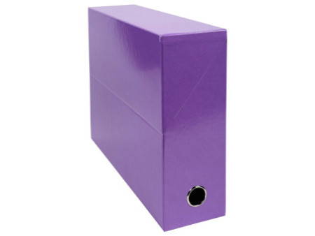 EXACOMPTA Boîte transfert Iderama, 90 mm, violet