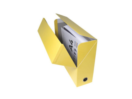 EXACOMPTA Boîte transfert Iderama, 90 mm, jaune