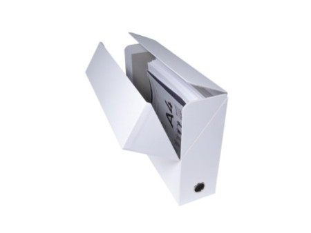 EXACOMPTA Boîte transfert Iderama, 90 mm, blanc