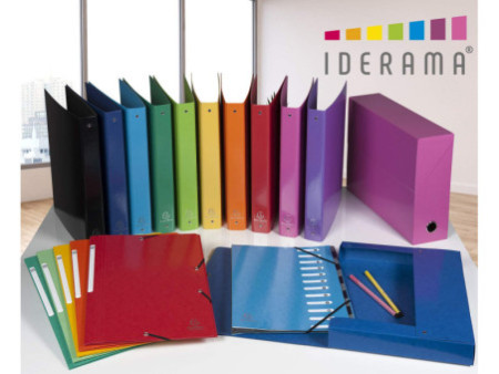 EXACOMPTA Boîte transfert Iderama, 90 mm, vert foncé