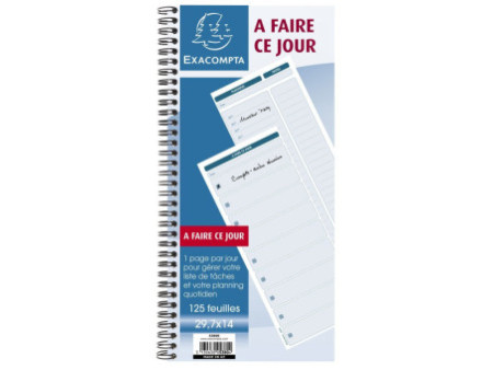 EXACOMPTA Bloc 'A faire ce jour', 297 x 140 mm