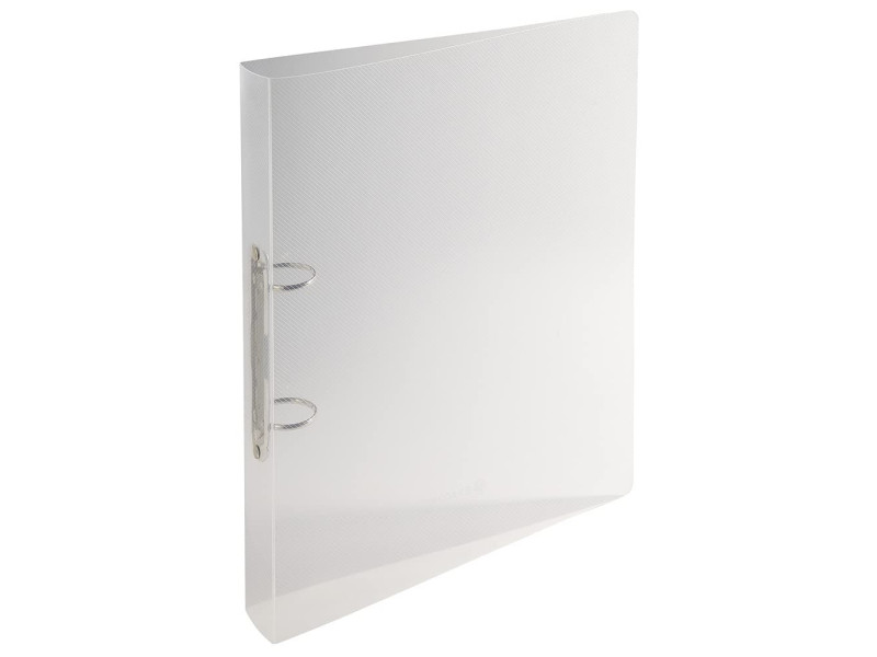 EXACOMPTA Classeur semi-rigide PP, 2 anneaux, A4+, cristal