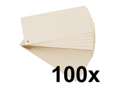 EXACOMPTA Intercalaires Premium, 105 x 240 mm, chamois
