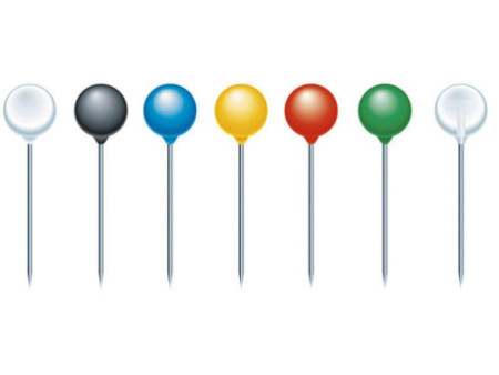 EXACOMPTA Epingle de signalisation, taille: 4 mm, assorti
