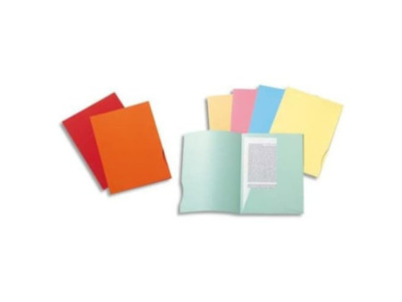 EXACOMPTA Chemise SUPER 250 avec 2 rabats, A4, assorti