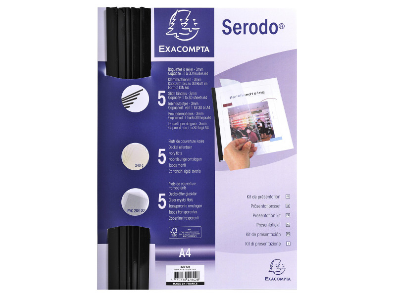 EXACOMPTA Kit de présentation Serodo, format A4