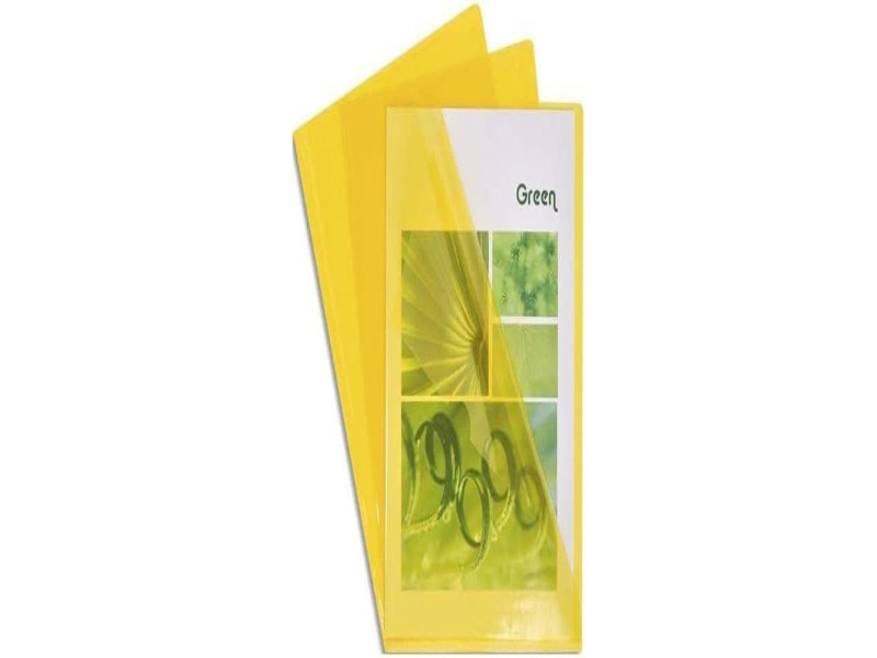 EXACOMPTA Pochette coin, A4, PVC 0,13 mm, jaune