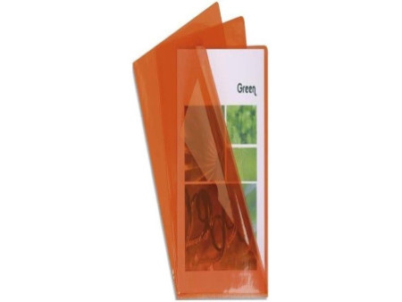 EXACOMPTA Pochette coin, A4, PVC 0,13 mm, orange