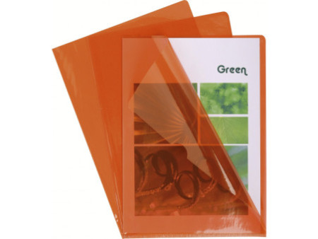 EXACOMPTA Pochette coin, A4, PVC 0,13 mm, orange
