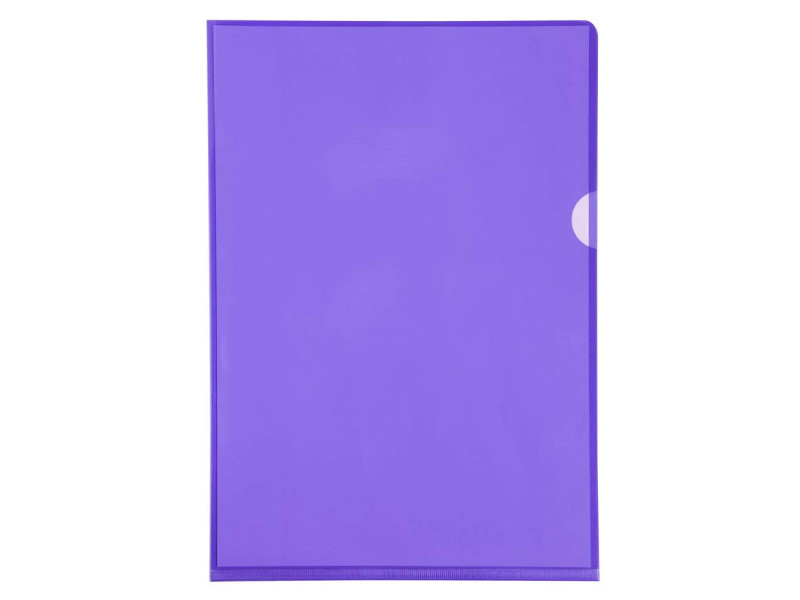 EXACOMPTA Pochette coin, A4, PVC 0,13 mm, violet