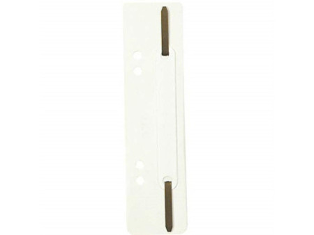 EXACOMPTA Relieur à lamelle Fixe-dossier, PP, blanc