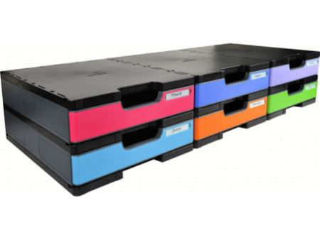 EXACOMPTA Module de classement MODULODOC Normal, noir / gris