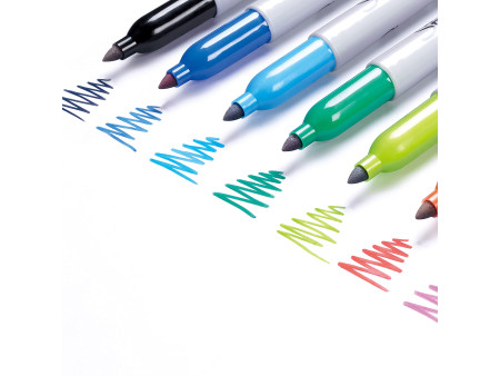 Sharpie Marqueur permanent FINE 'Fun', blister de 4