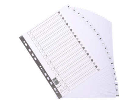 EXACOMPTA Intercalaires en carton A-Z, A4, 20 touches
