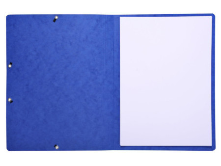 EXACOMPTA Chemise à élastiques, A4, en carton, bleu