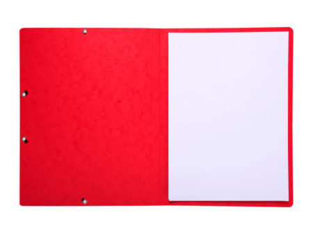 EXACOMPTA Chemise à élastiques, A4, en carton, rouge