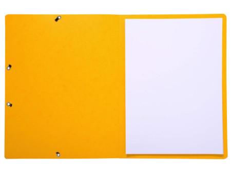 EXACOMPTA Chemise à élastiques, format A4, en carton, jaune