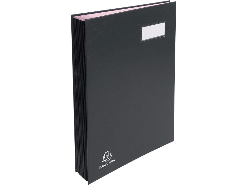 EXACOMPTA Parapheur Direction, A4, 20 compartiments, noir