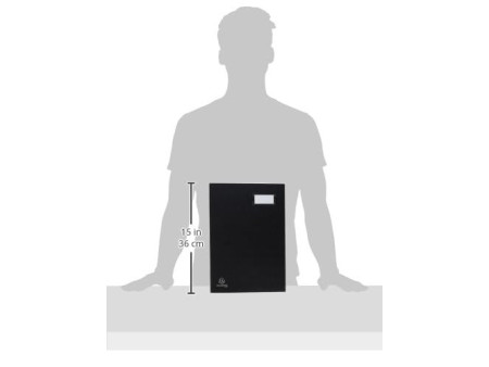 EXACOMPTA Parapheur Direction, A4, 20 compartiments, noir