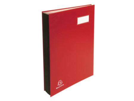 EXACOMPTA Parapheur Direction, A4, 20 compartiments, rouge