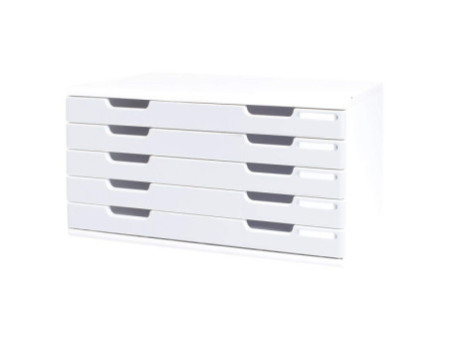 EXACOMPTA Module de classement MODULO A3, 5 tiroirs, gris