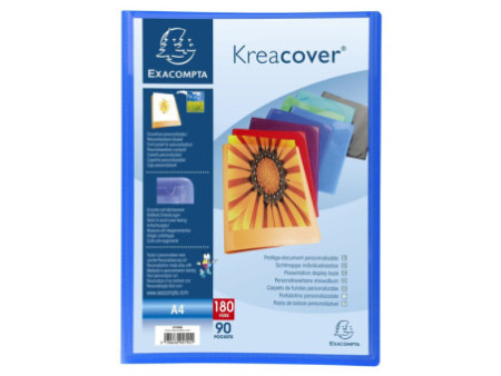EXACOMPTA Protège-documents Kreacover, A4, PP, assorti