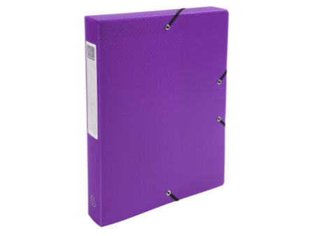 EXACOMPTA Boîte de classement Opaque, PP, 40 mm, assorti