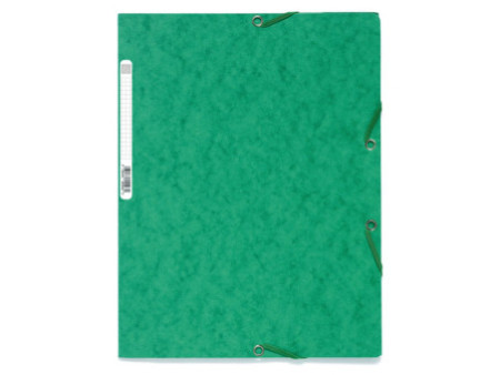 EXACOMPTA Chemise à élastiques, A4, carton, vert