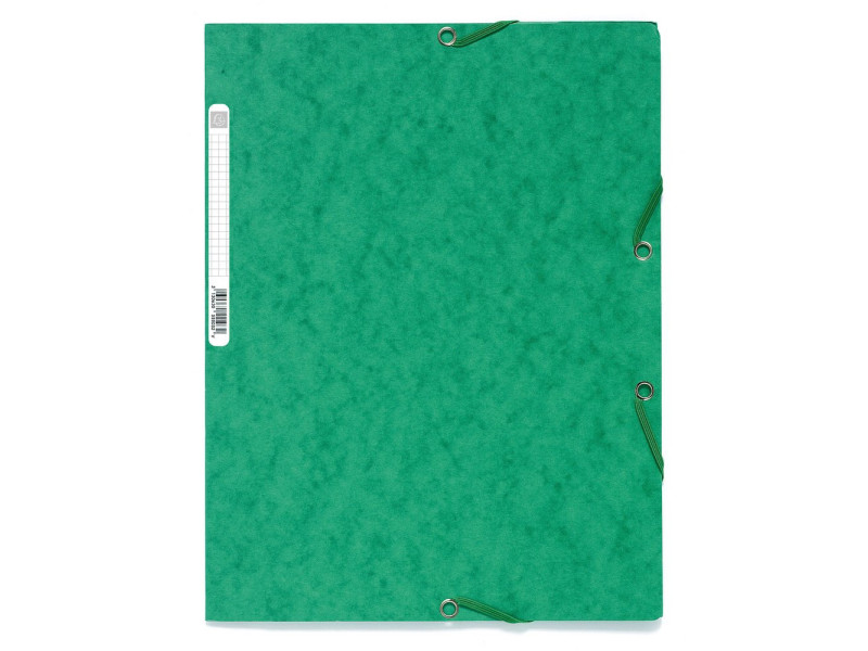 EXACOMPTA Chemise à élastiques, A4, carton, vert
