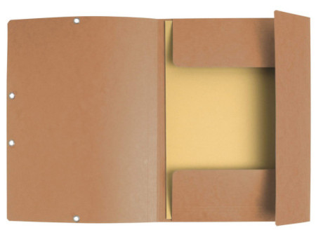 EXACOMPTA Chemise à élastiques, A4, carton, tabac