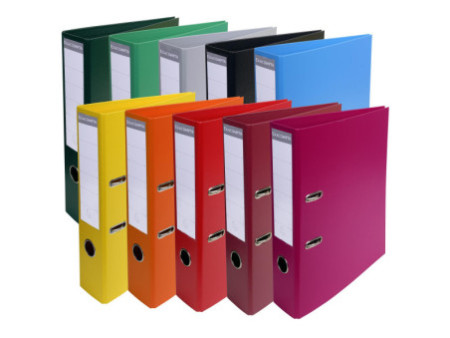 EXACOMPTA Classeur à levier PVC Premium, A4, 70 mm, assorti