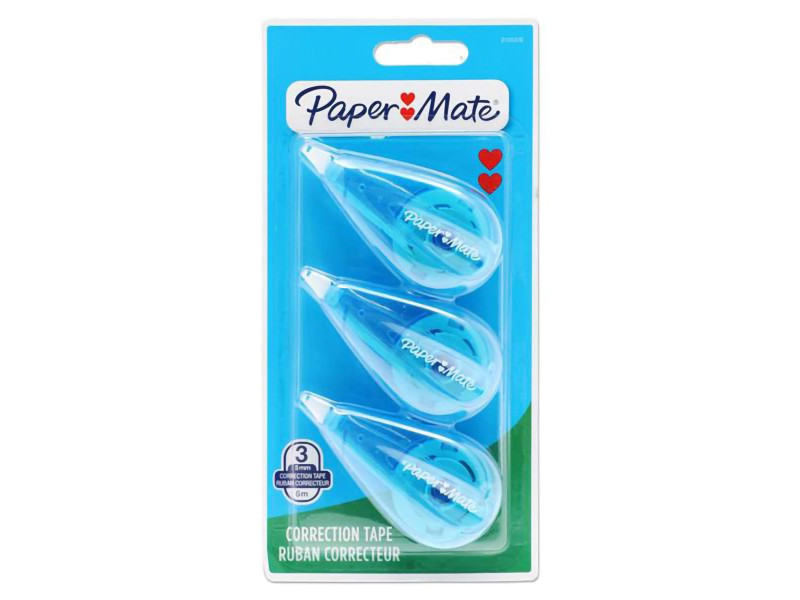 Paper:Mate Ruban correcteur Economique Mini-E, blister de 3
