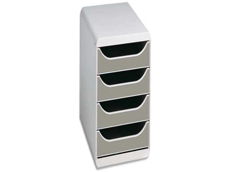 EXACOMPTA Module de classement BIG-BOX, 4 tiroirs, gris /