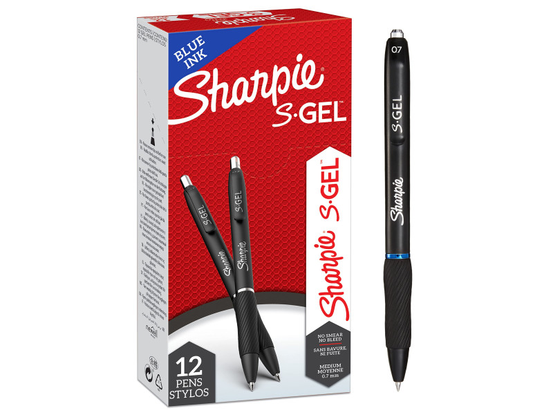 Sharpie Stylo encre gel S-GEL, 0,7 mm, bleu