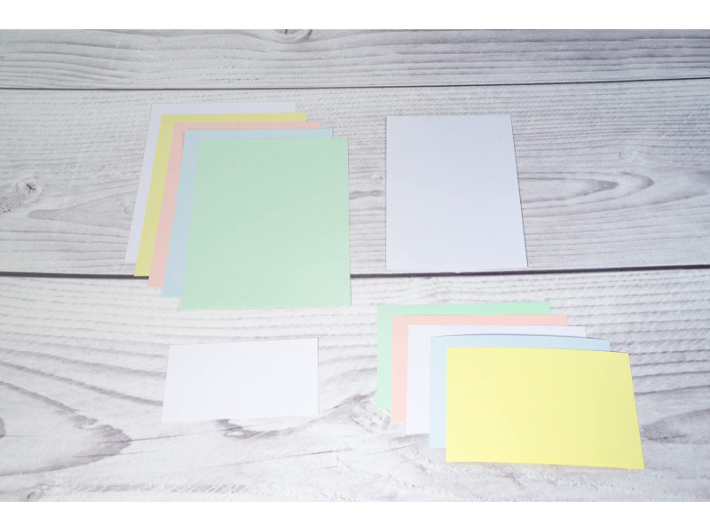 EXACOMPTA Fiches bristol, A8, uni, blanc