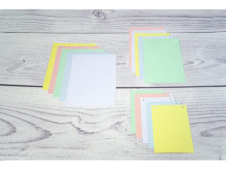 EXACOMPTA Fiches bristol, A5, quadrillé, blanc