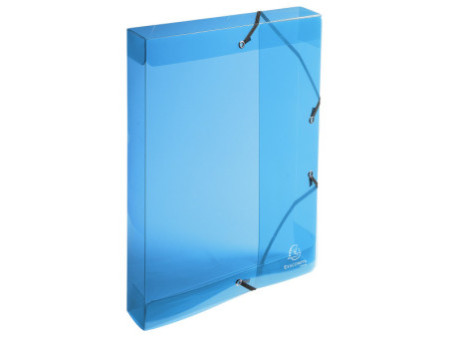EXACOMPTA Boîte de classement Crystal, PP, 40 mm, assorti