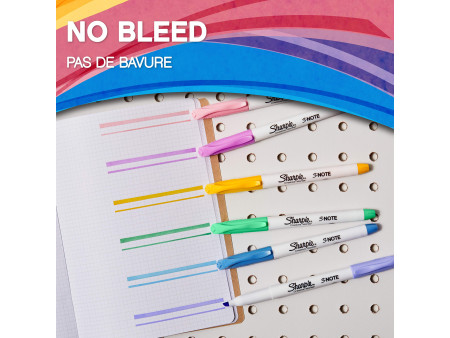 Sharpie Marqueur créatif S-NOTE, carte blister de 12