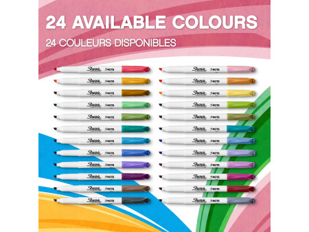Sharpie Marqueur créatif S-NOTE, carte blister de 12