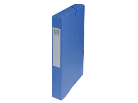 EXACOMPTA Boîte de classement, carton, dos: 40 mm, bleu