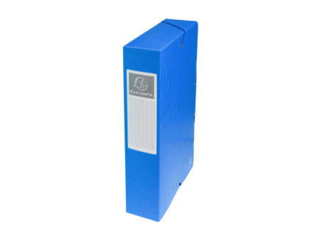 EXACOMPTA Boîte de classement, carton, dos: 60 mm, bleu