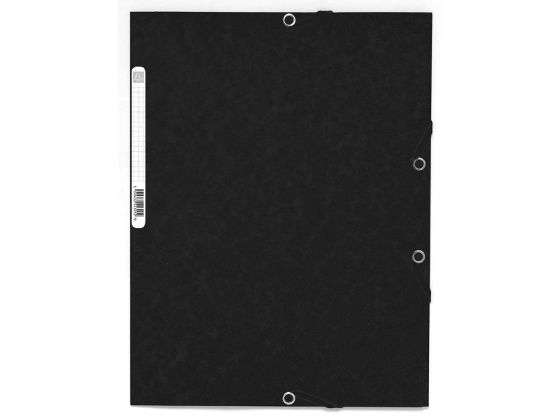 EXACOMPTA Chemise à élastique, A4, en carton, noir