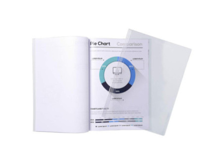 EXACOMPTA Plat de couverture, PVC, A4, transparent